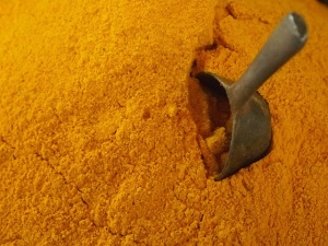 "Powdered Turmeric Spice" by Cherrie Rhodes
